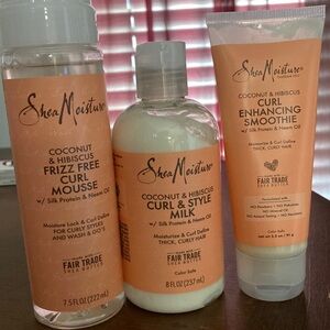 Shea Moisture Coconut & Hibiscus Curl Care Set - Orange